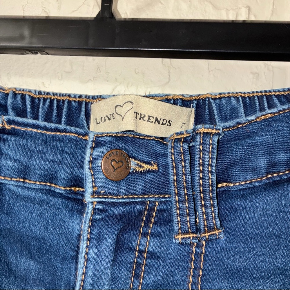 Wide-Leg Cargo Denim Jeans - Blue - Picture 2 of 7